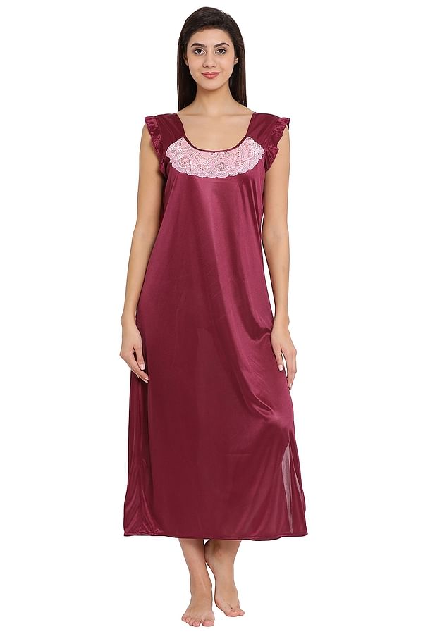 buy-satin-long-night-dress-online-india-best-prices-cod-clovia