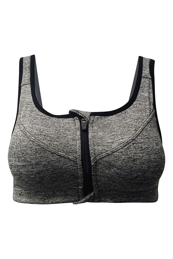 light grey sports bra