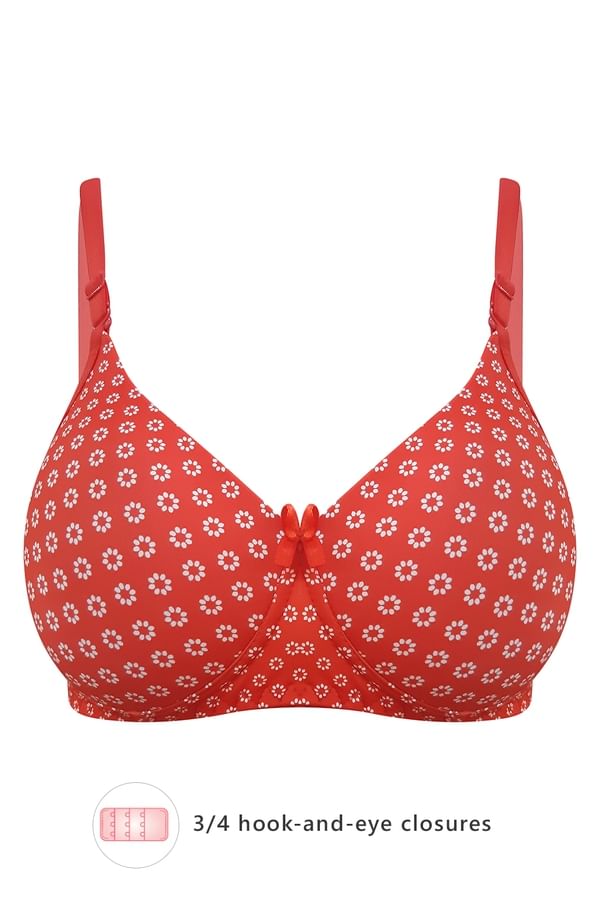 Buy Padded NonWired Floral Print Multiway TShirt Bra Online India