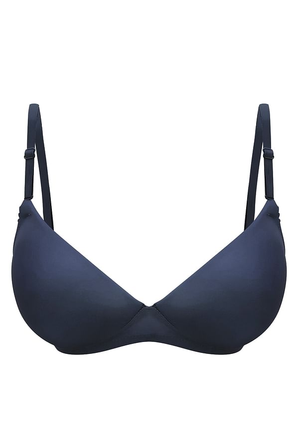 Buy Padded Non Wired Full Cup Bra In Dark Grey Online India Best Prices Cod Clovia Br1866h05 