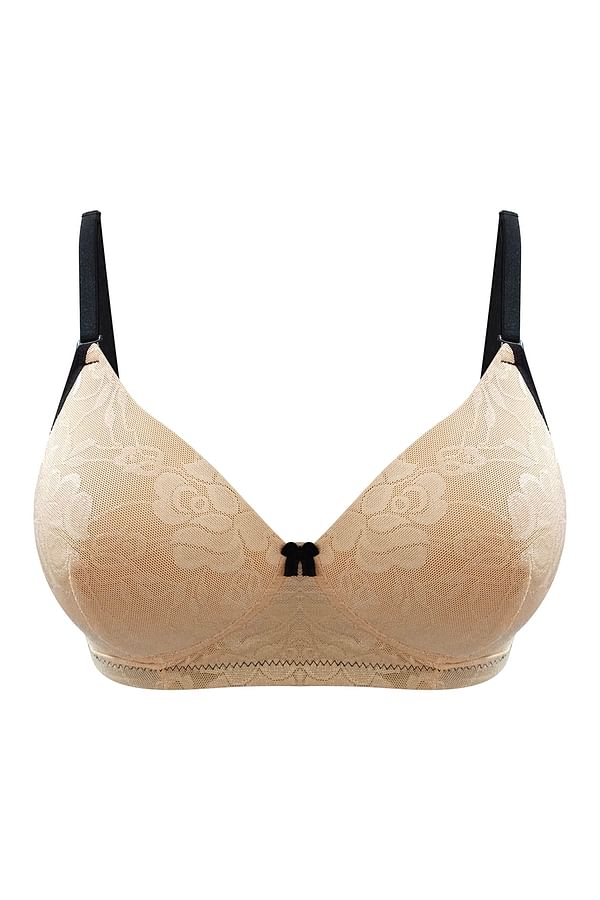 Buy Padded Non-Wired Full Cup Multiway Bra in Beige Online India, Best ...