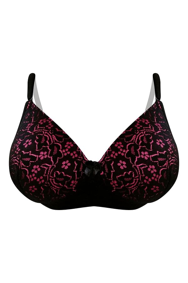 Buy Padded Non Wired Full Cup Multiway Bra In Black Lace Online India Best Prices Cod 3265