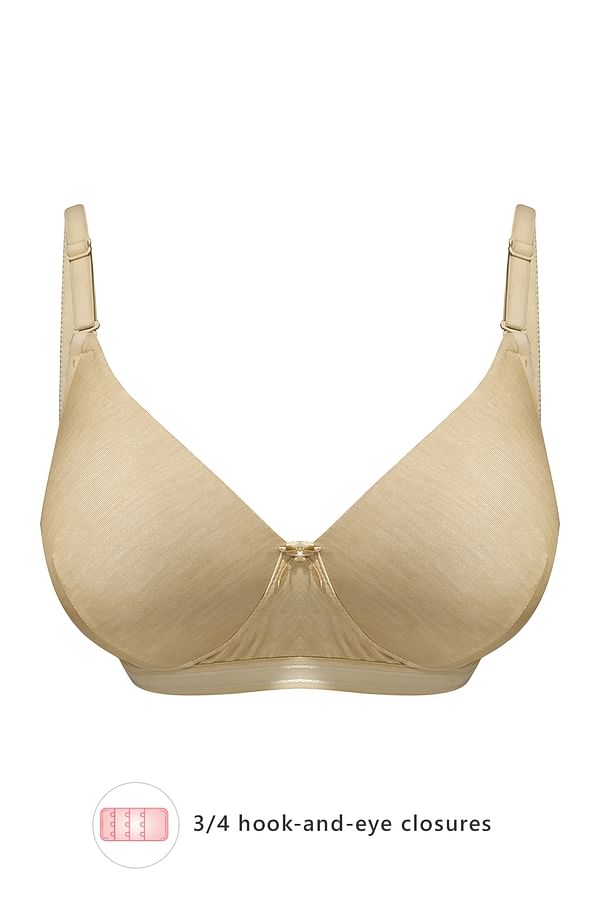Buy Padded Non-Wired Full Cup Multiway T-shirt Bra in Yellow Online ...