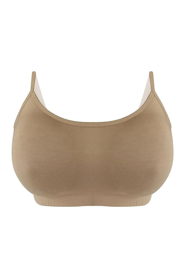 Buy Padded Non Wired Full Cup Multiway Teen Bra In Nude Colour With Removable Cups Modal 
