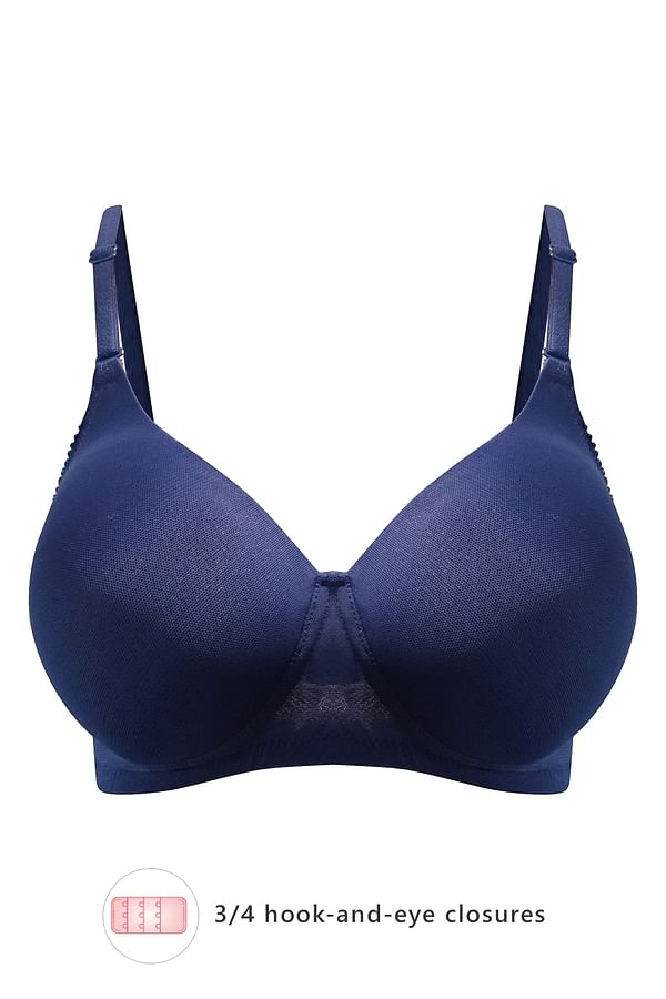 navy blue t shirt bra