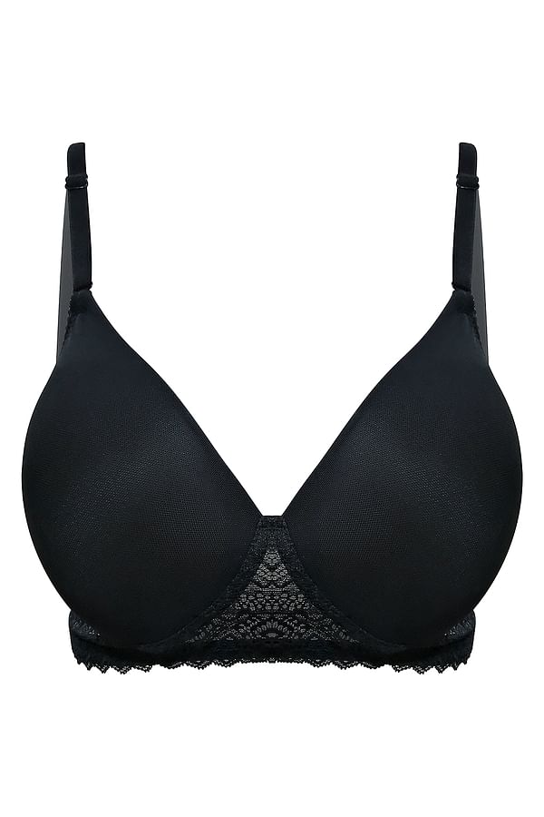 Buy Padded Non-Wired Multiway T-Shirt Bra with Lace Online India, Best ...