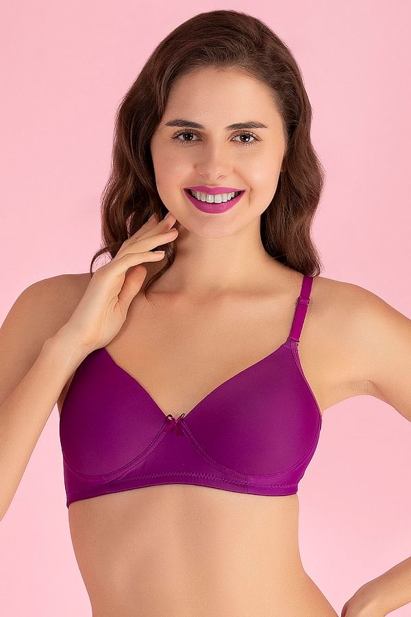 Buy Padded Non Wired Push Up T Shirt Bra Online India Best Prices Cod Clovia Br1703p12 