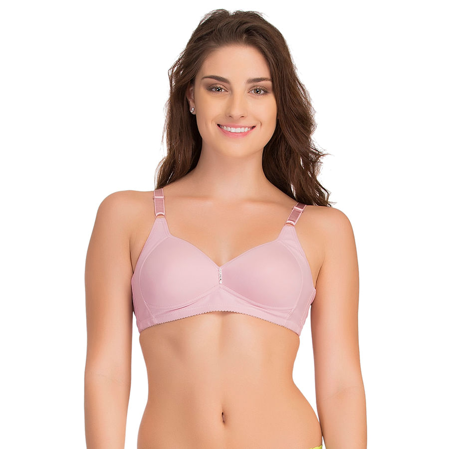 Buy Padded Non-Wired T-Shirt Bra In Pink Online India, Best Prices