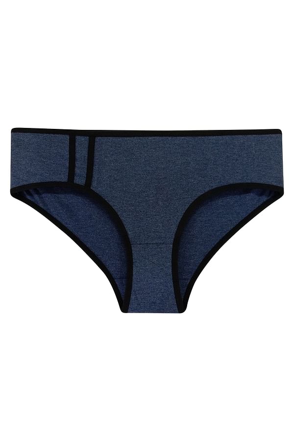 Buy Mid Waist Hipster Panty in Navy- Cotton Online India, Best Prices ...