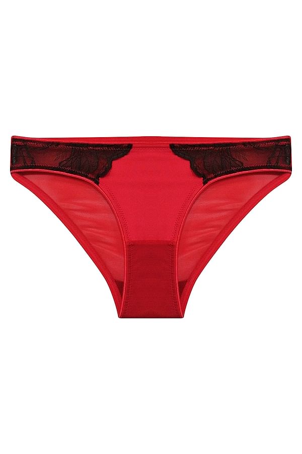 Buy Lace Low Waist Bikini Panty Online India, Best Prices, COD - Clovia ...