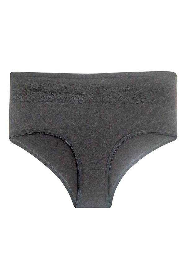 Buy High Waist Hipster Panty in Dark Grey - Cotton Online India, Best  Prices, COD - Clovia - PN2303A05