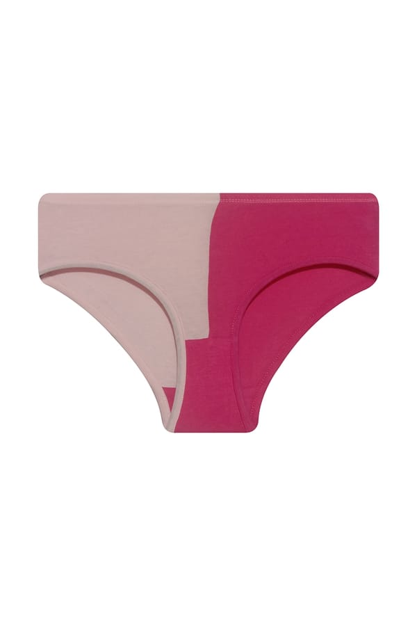 BLAZON Women's Hipster Orange, Pink, Grey Panty Pack of 3