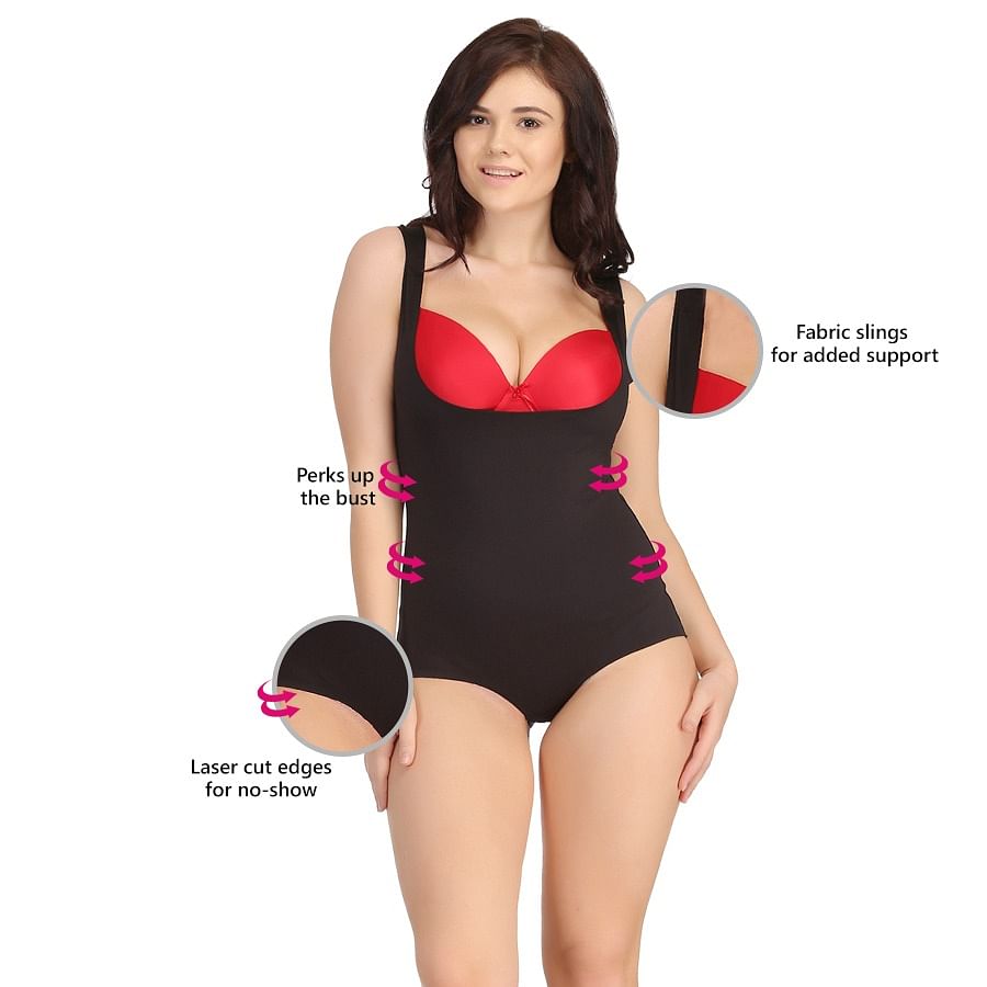 Buy Laser-Cut No-Panty Lines High Control Body Suit Online India, Best  Prices, COD - Clovia - SW0019P13