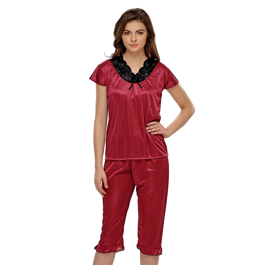 buy satin night suits online