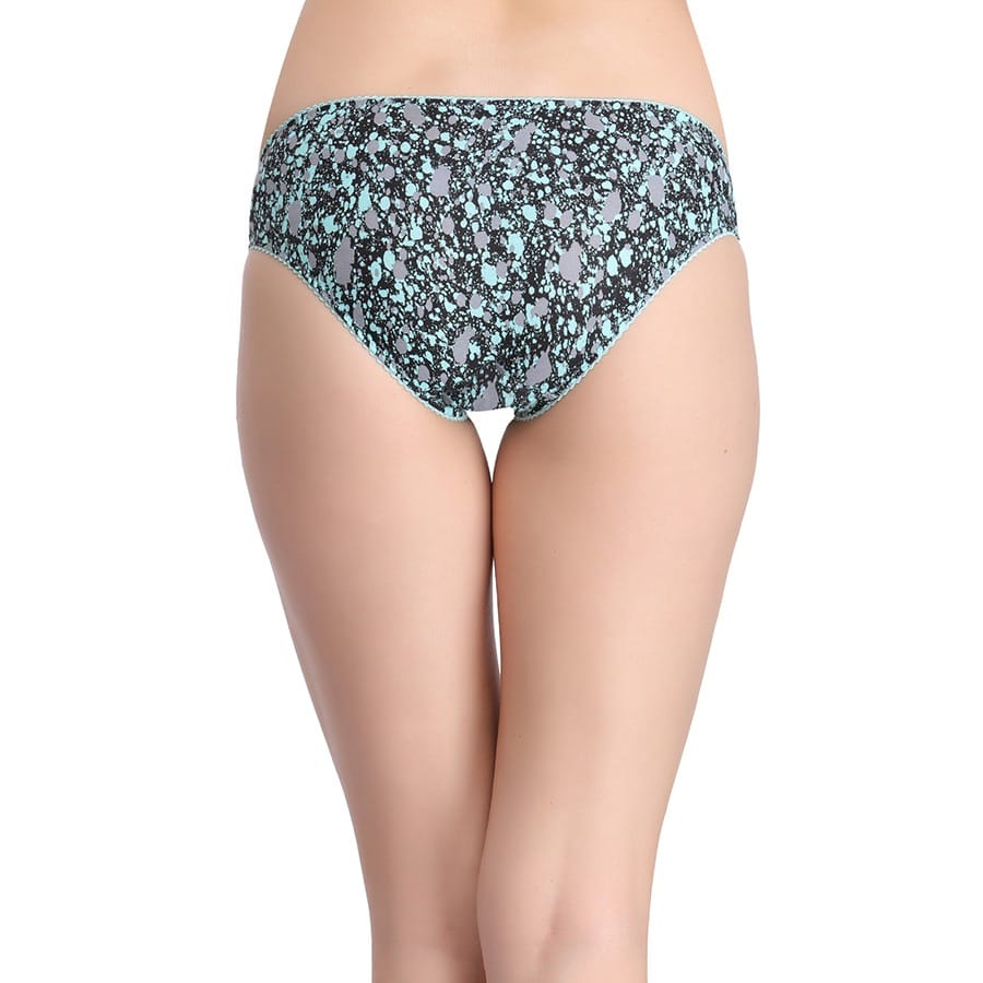 Buy Set of 2 Cotton Low Waist Printed Bikini Panties Online India, Best