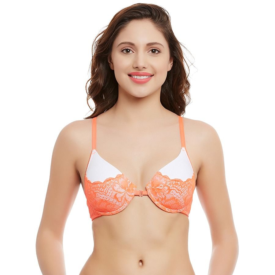 Buy Underwired Push Up Padded Front Open Cage Bra Online India Best Prices Cod Clovia
