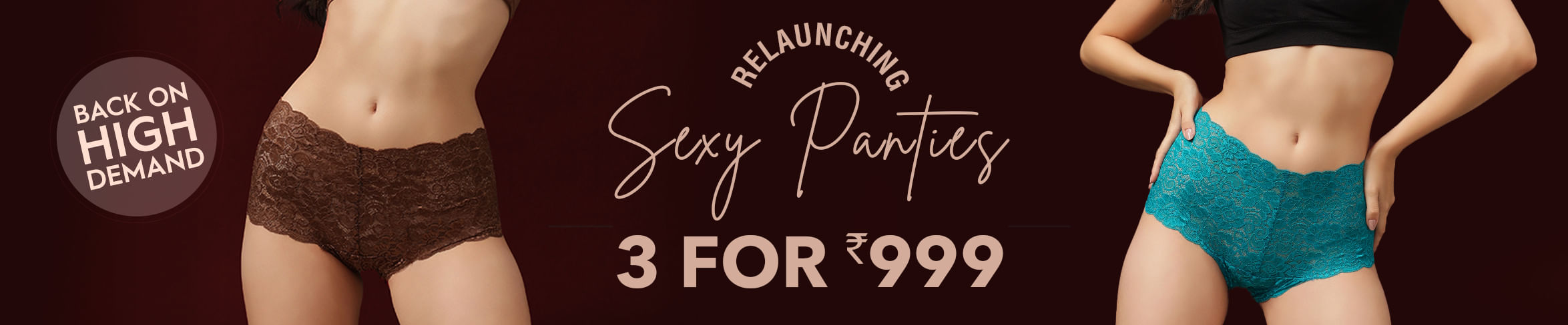 3 Panties For 999
3 Panties For 999