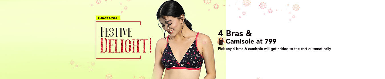 4 Bras @799
4 Bras for 799