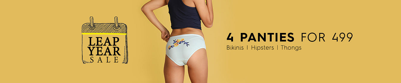4 Panties for 499 4 Panties Set at Rs.499