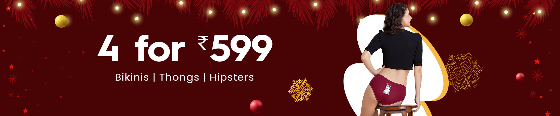 
                            4 Panties Set at Rs.599