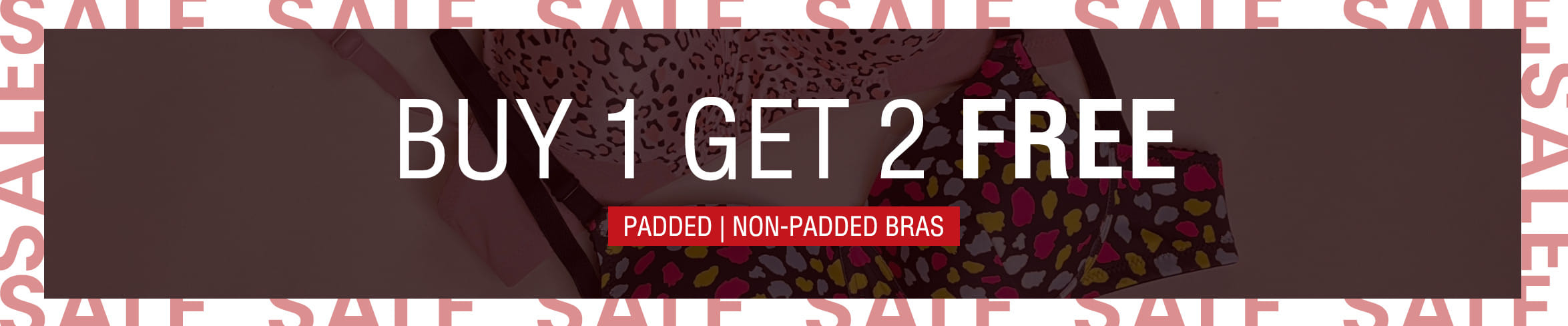 
                            Buy 1 Get 2 Free Padded Non Padded Bras