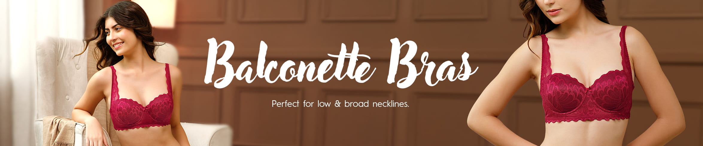 
                            Balconette Bra
