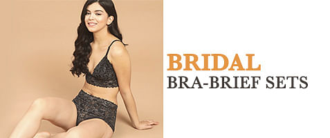 Buy Satin Tie-Up Bra & Panty Set in Lavender Online India, Best Prices, COD  - Clovia - BP0231P12