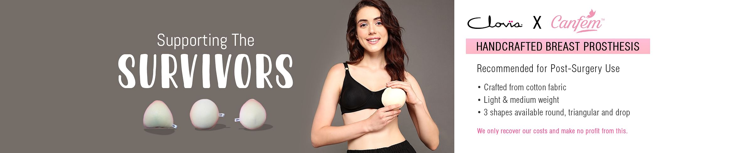 
                            Mastectomy Bra