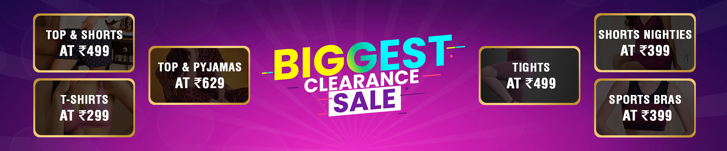 
                            Biggest Clearance Sale Nightwear Activewear