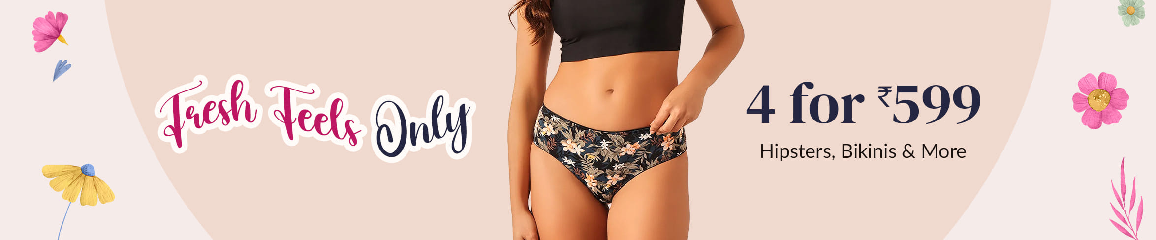 
                            Floral Print Panties