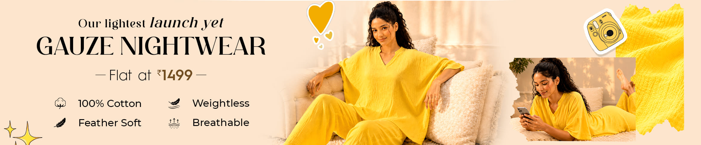 
                            Gauze Nightsuits