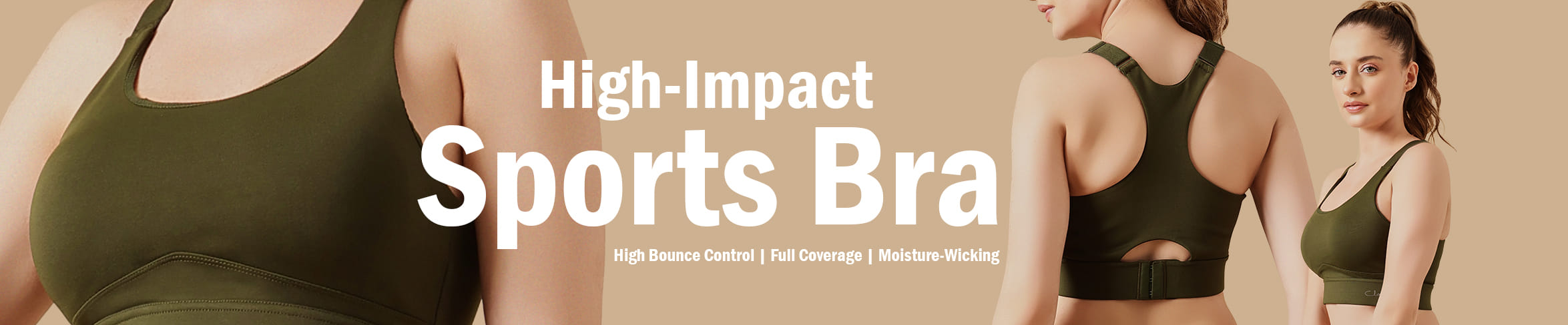 
                            High Impact Sports Bras
