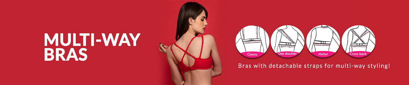 
                            Detachable Strap Bra