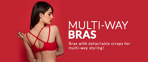 Turn your regular bra into one shoulder, cross back or halter back in just  a matter of seconds. Style your Brassiere in multi ways with