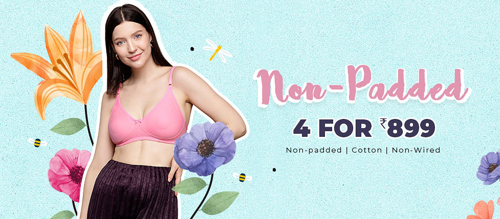Solid Padded Bras Pack Of 6 at Rs 799/piece