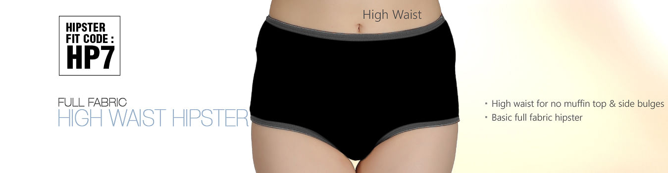 
                            Full Fabric High Waist Hipster (HP7)