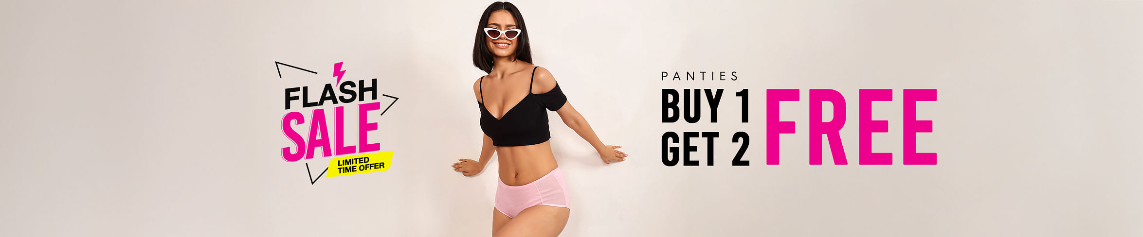 Buy 1 Get 2 Free Panties
Buy 1 Get 2 Free Panties