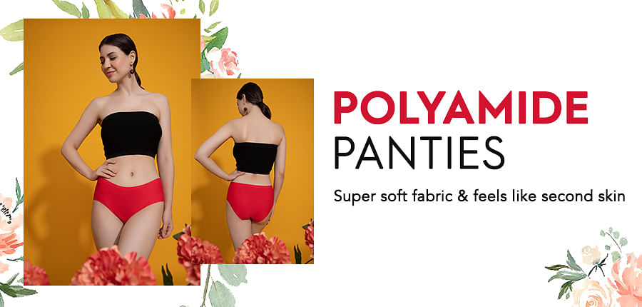 Buy Clovia Polyamide Low Waist Outer Elastic Bikini Panty Online
