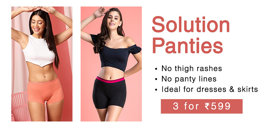 Buy 3 Panties @ Rs. 599, Ladies Panties Online Shopping in India