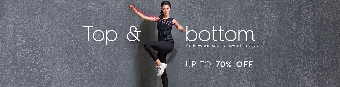 Sports Top & bottom
Women Sports Top & bottom Shopping