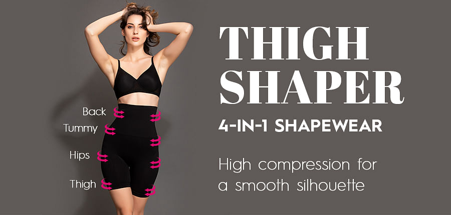 Womens Solid Thigh Shaper