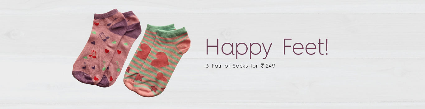 Socks
Buy women socks online at Clovia