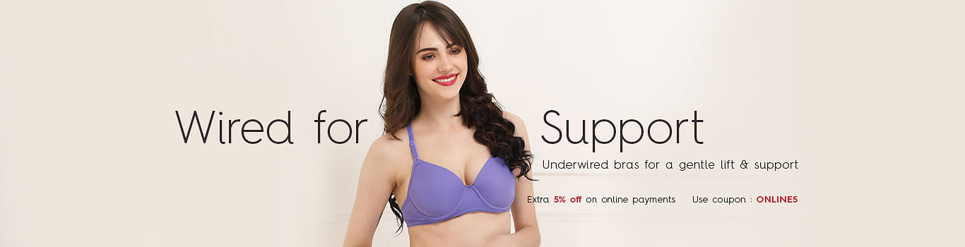 Underwire Bras
Underwire Bras