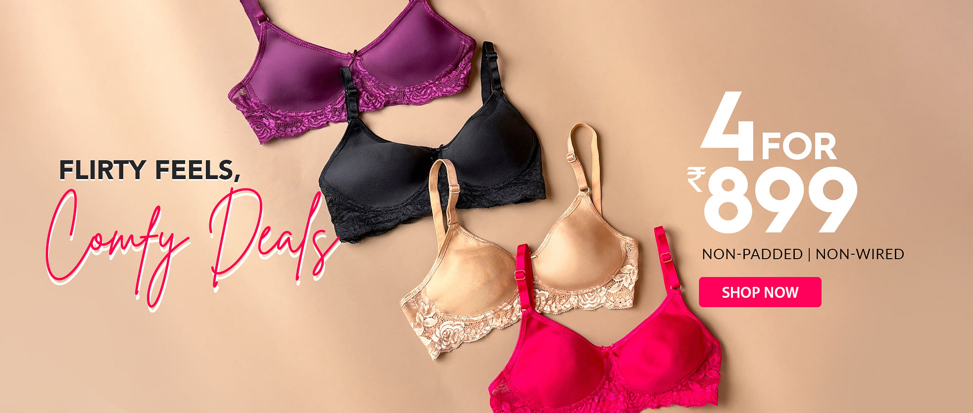 4 bras @ 899