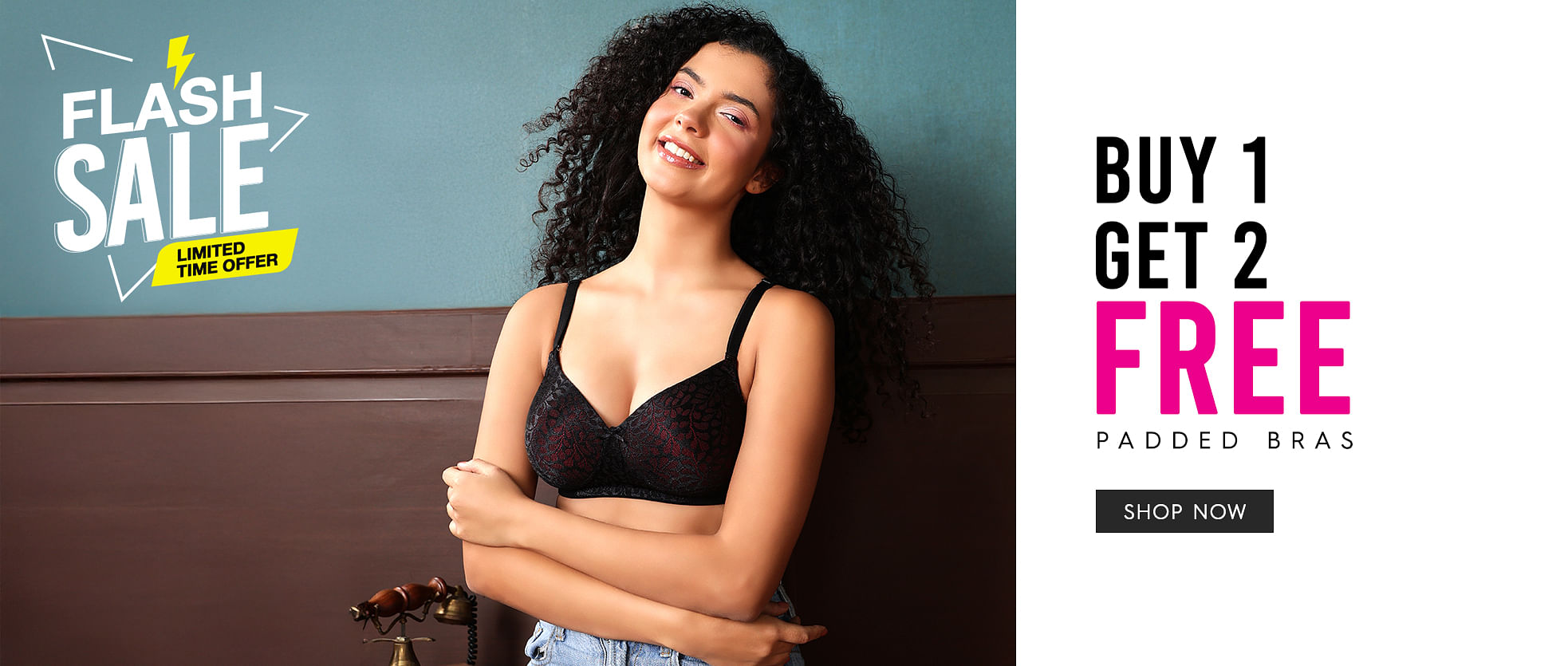 Buy 1 Get 2 Free Padded Bras