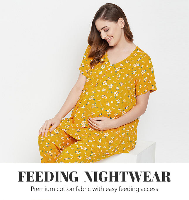 Clovia - Up to 70% discount on Maternity Nightwear