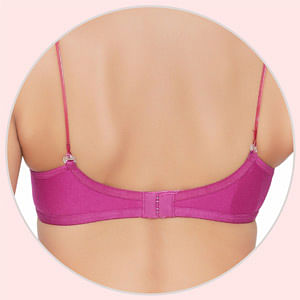 Buy Demi Cup Lightly Padded Non-Wired T-Shirt Bra with Detachable Straps -  White Online India, Best Prices, COD - Clovia - BR0725P18