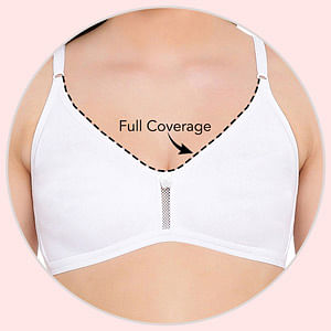 Buy Comfy Stretchable Full Coverage Bra In Skin - Cotton Online India, Best  Prices, COD - Clovia - BR0384P24