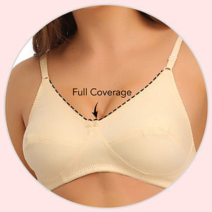 Buy Smoothie Non-Padded Non-Wired Full Coverage Bra in Maroon - Cotton Rich  Online India, Best Prices, COD - Clovia - BR0638P09