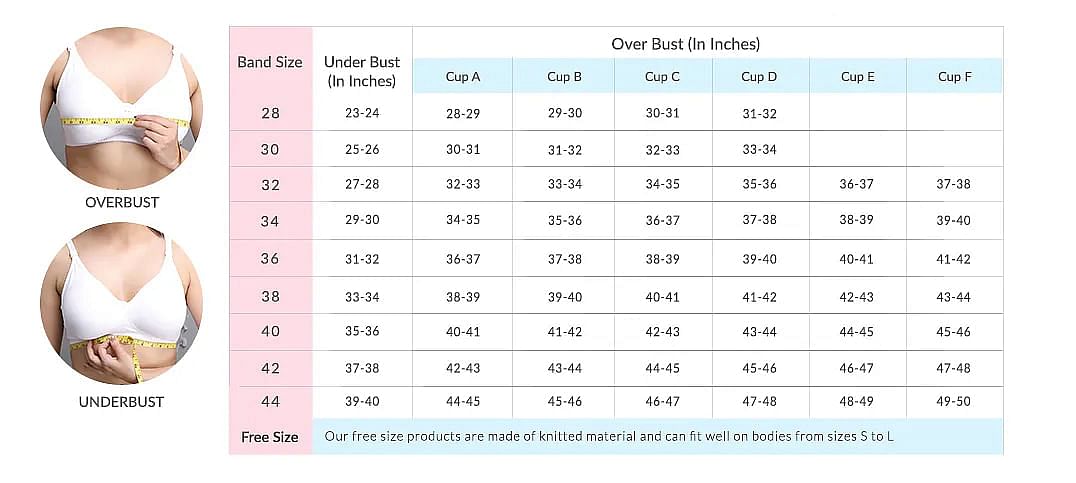 If my band size is 26 and cup size is 30 what would be the actual bra size?  - Quora